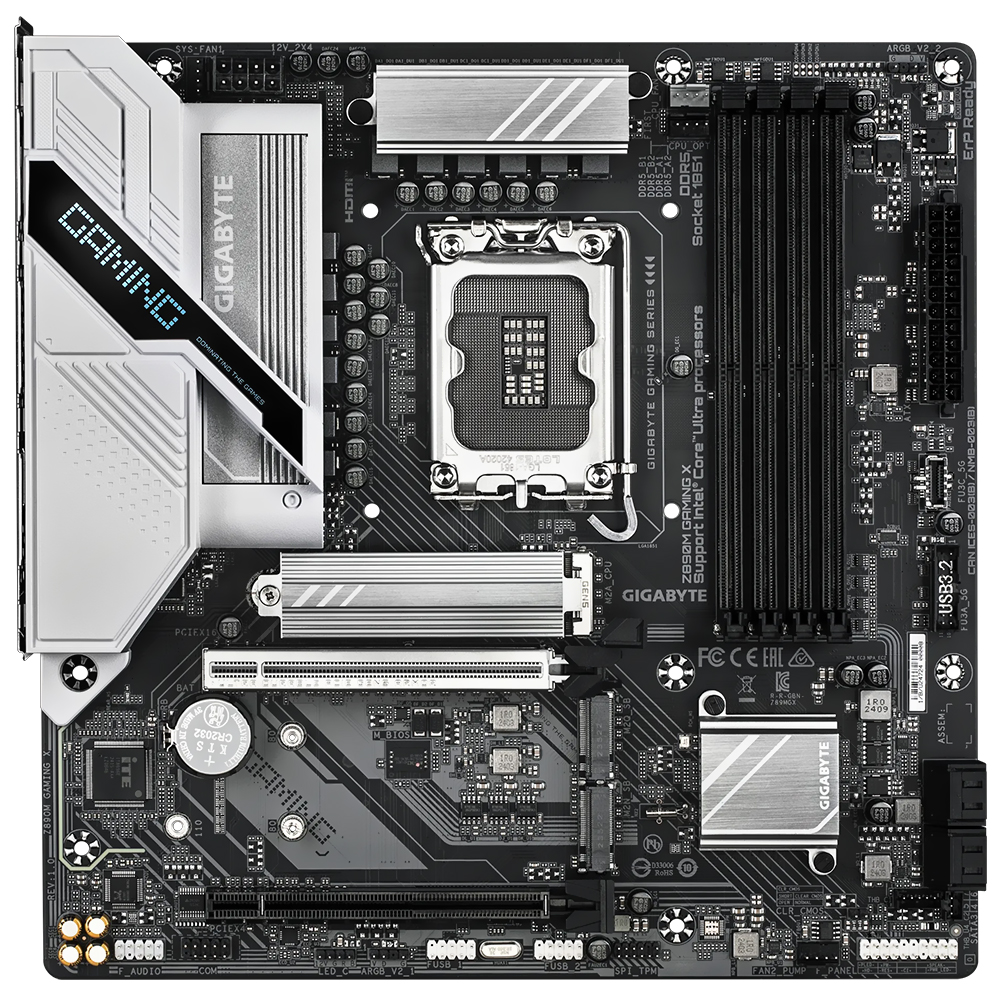 Placa Mãe Gigabyte Z890M Gaming X Socket LGA 1851 / DDR5
