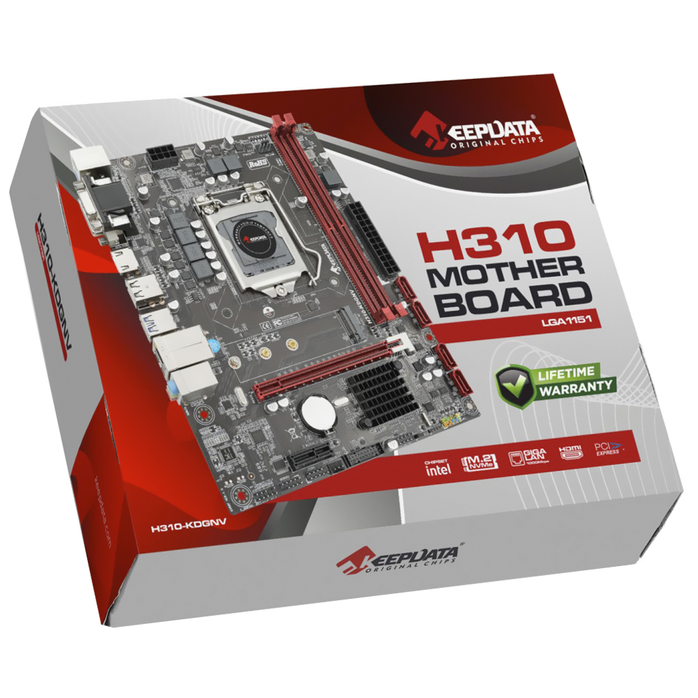 Placa Mãe Keepdata H310-KDGNV Socket LGA 1151 / VGA / DDR4