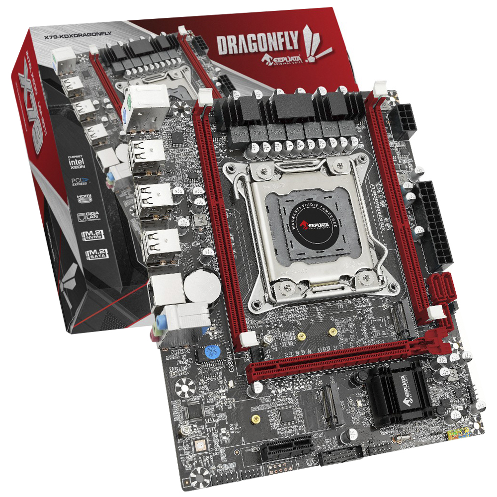 Placa Mãe Keepdata X79-KDXDRAGONFLY Socket LGA 2011 / DDR3