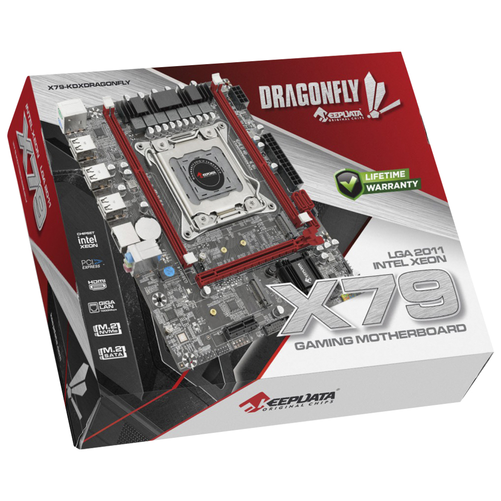 Placa Mãe Keepdata X79-KDXDRAGONFLY Socket LGA 2011 / DDR3