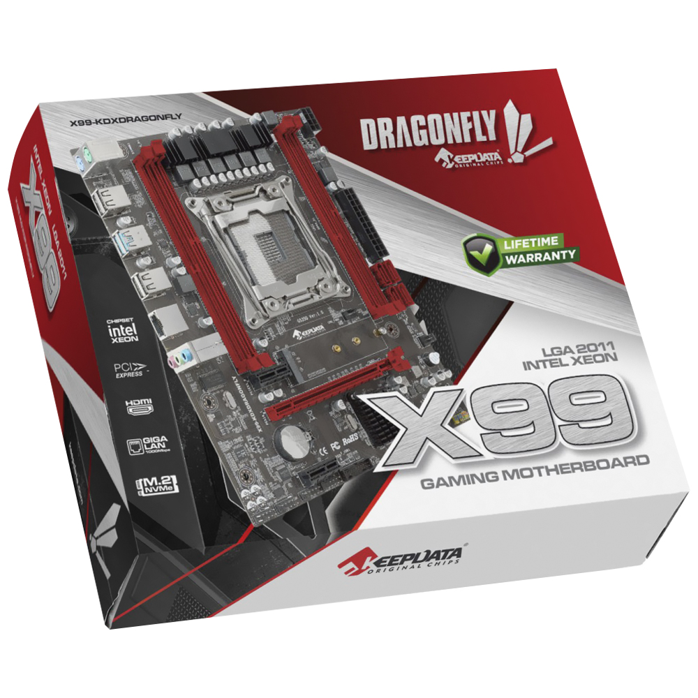 Placa Mãe Keepdata X99-KDXDRAGONFLY Socket LGA 2011 / DDR3