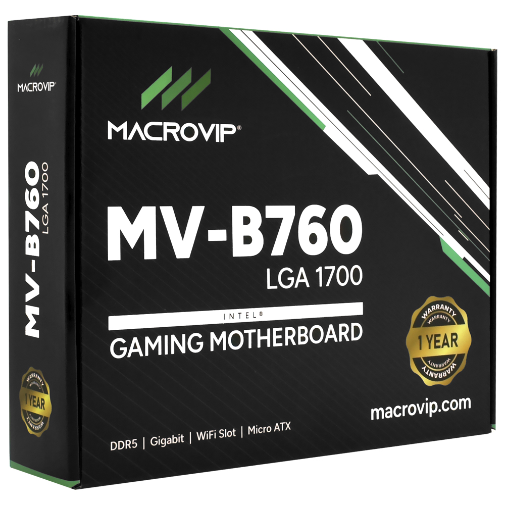 Placa Mãe Macrovip MV-B760 Socket LGA 1700 / VGA / DDR5