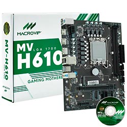 Placa Mãe Macrovip MV-H610 Socket LGA 1700 / DDR4