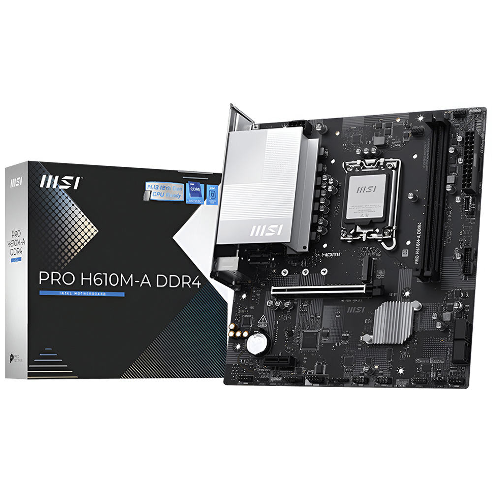 Placa Mãe MSI Pro H610M-A DDR4 Socket LGA 1700 / DDR4
