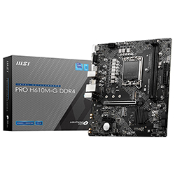 Placa Mãe MSI Pro H610M-G DDR4 Socket LGA 1700 / VGA / DDR4