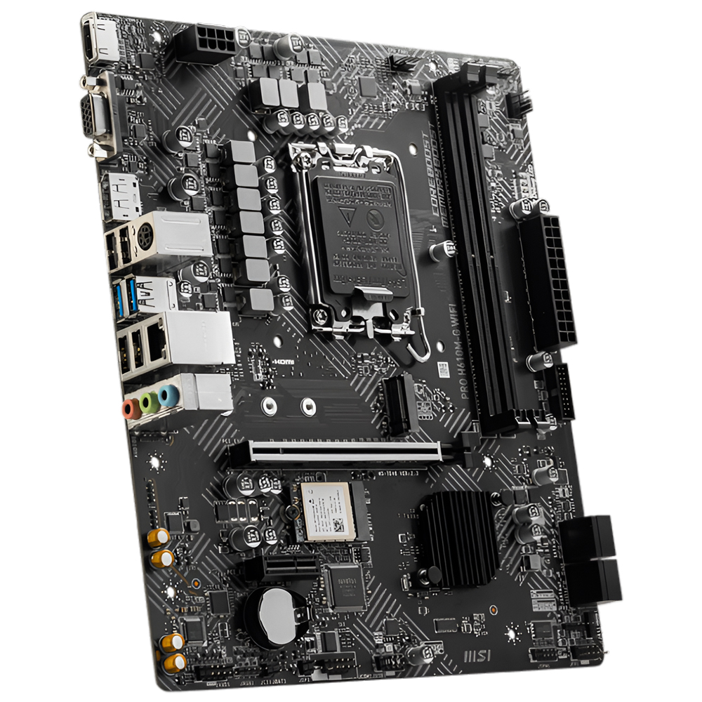 Placa Mãe MSI Pro H610M-G Wi-Fi Socket LGA 1700 / VGA / DDR4