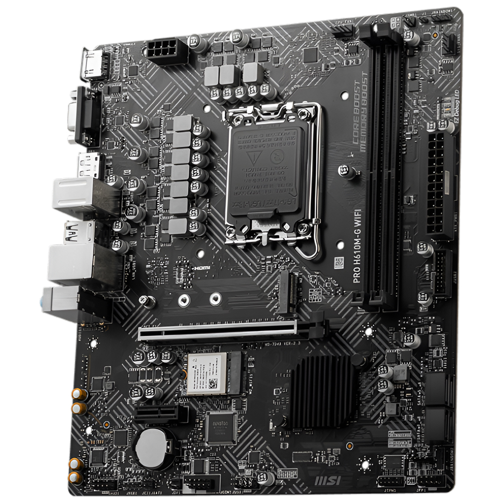 Placa Mãe MSI Pro H610M-G Wi-Fi Socket LGA 1700 / VGA / DDR4