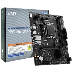 Placa Mãe MSI Pro H610M-S DDR4 Socket LGA 1700 / DDR4