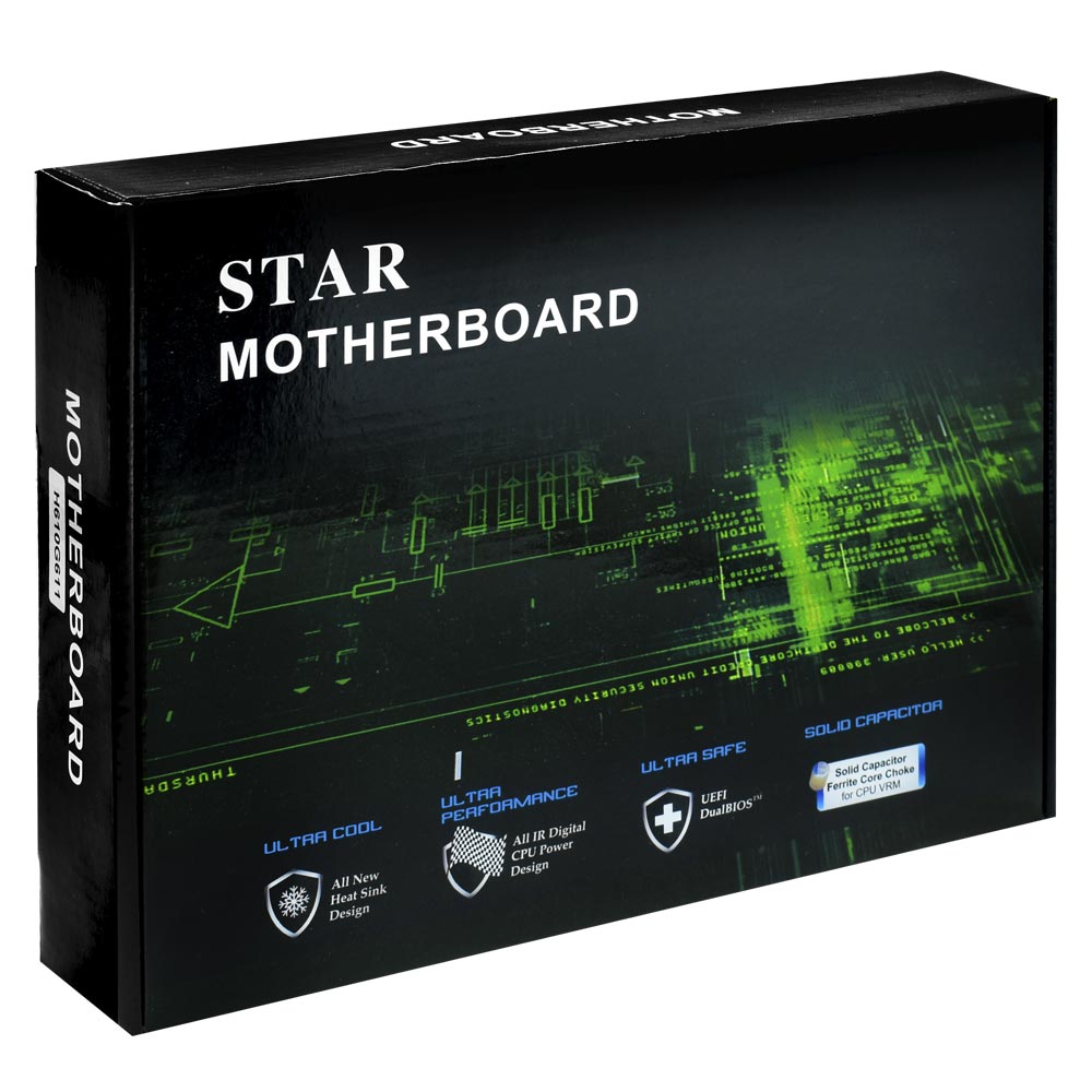 Placa Mãe STAR H610 Socket LGA 1700 / DDR4