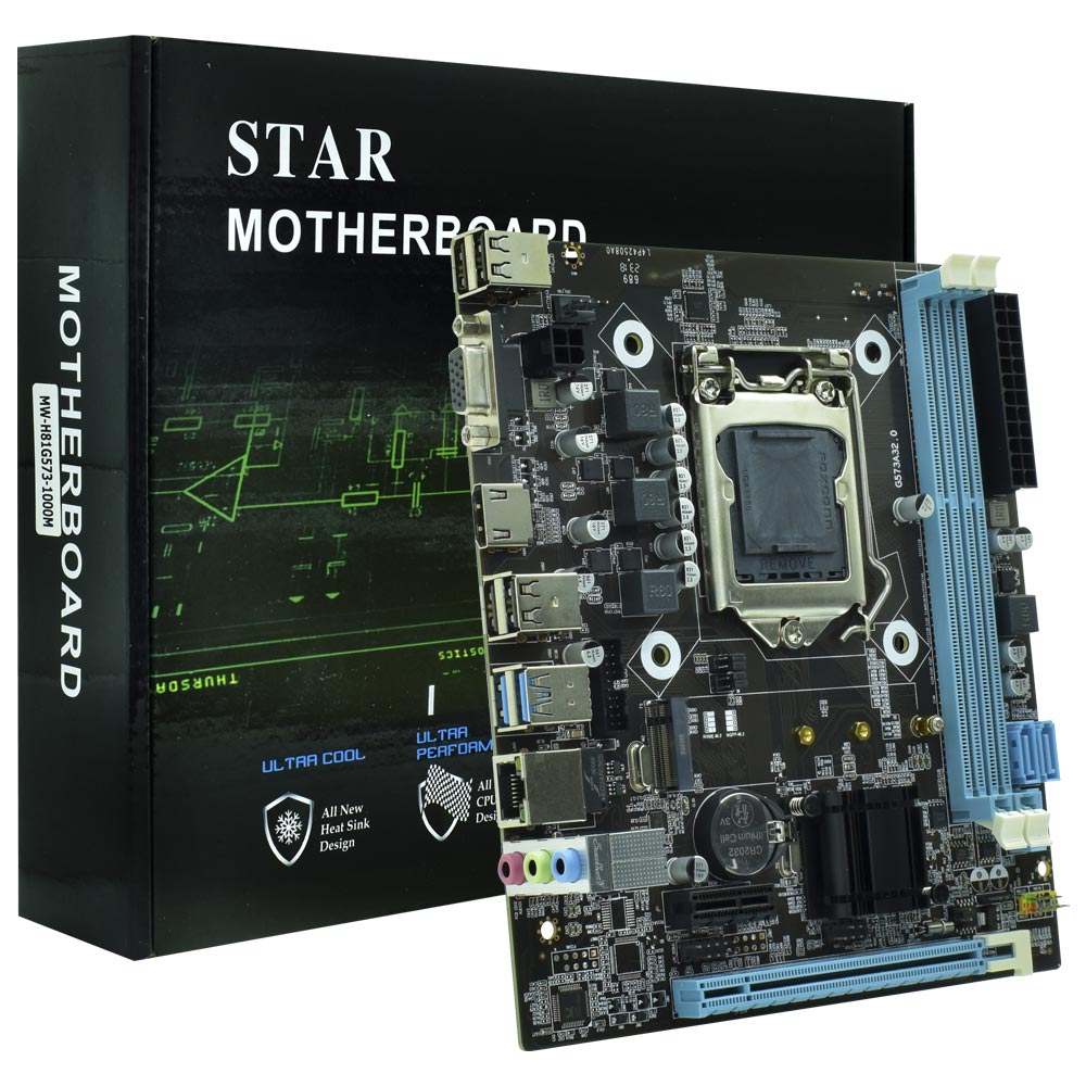 Placa Mãe STAR MW-H81G573 Socket LGA 1150 / VGA / DDR3