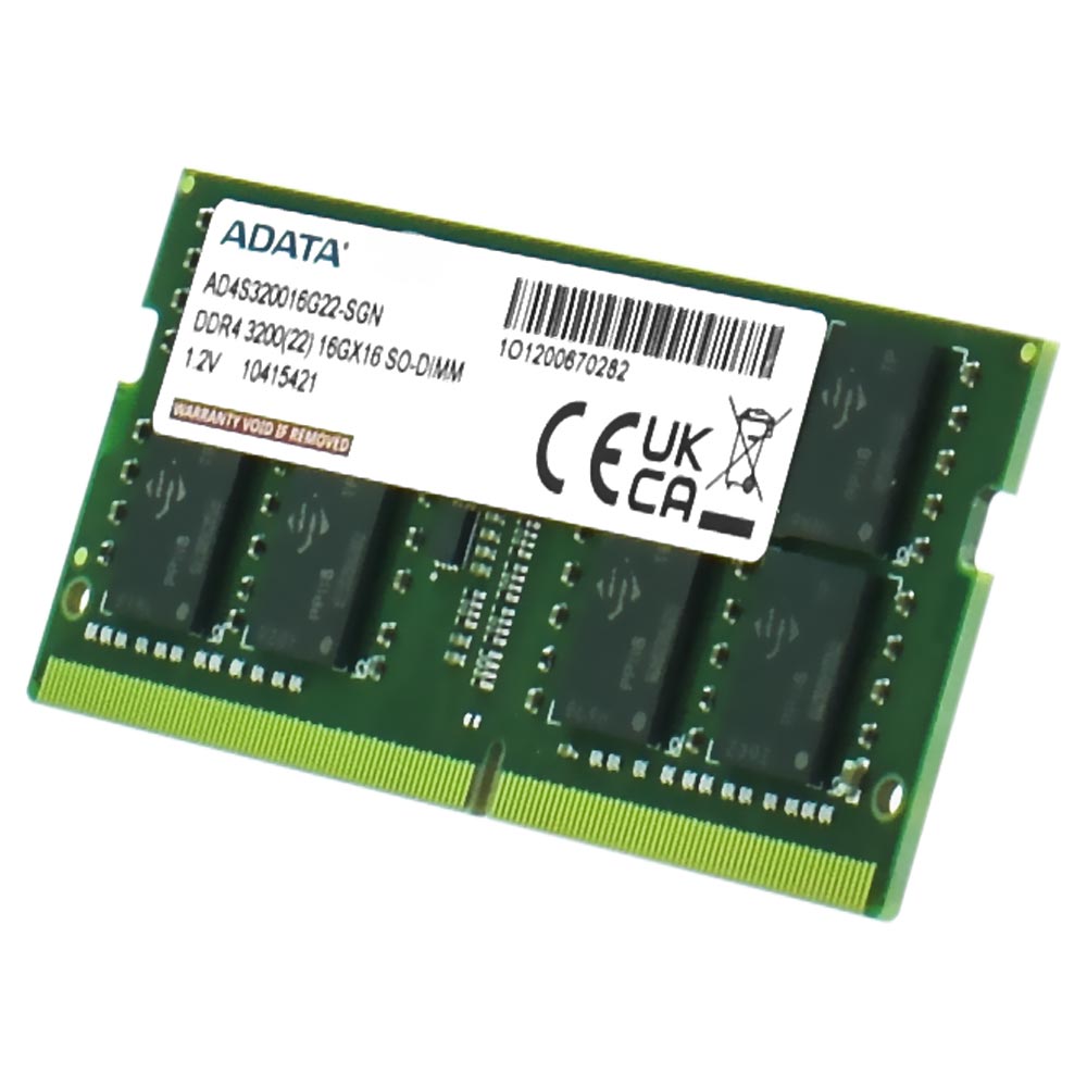 Memória RAM para Notebook ADATA DDR4 16GB 3200MHz - AD4S320016G22-SGN