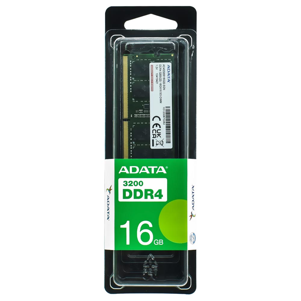 Memória RAM para Notebook ADATA DDR4 16GB 3200MHz - AD4S320016G22-SGN