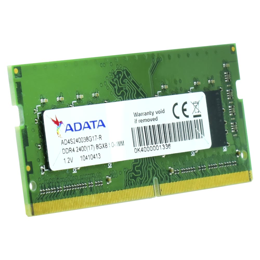 Memória RAM para Notebook ADATA DDR4 8GB 2400MHz - AD4S240038G17-S (E)
