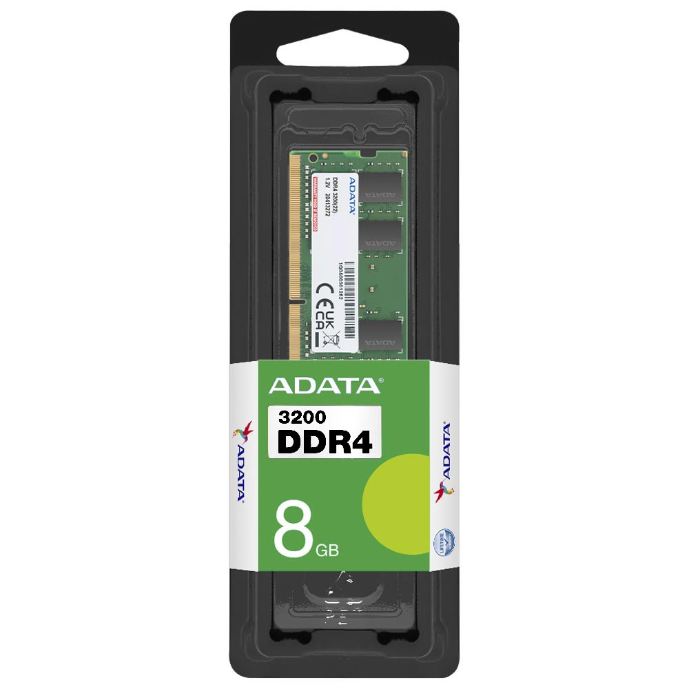 Memória RAM para Notebook ADATA DDR4 8GB 2400MHz - AD4S240038G17-S (E)