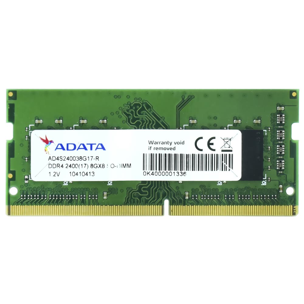 Memória RAM para Notebook ADATA DDR4 8GB 2400MHz - AD4S240038G17-S