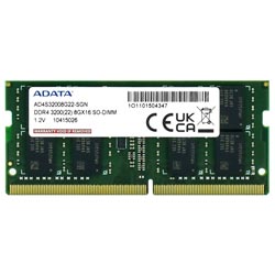 Memória RAM para Notebook ADATA DDR4 8GB 3200MHz - AD4S32008G22-SGN