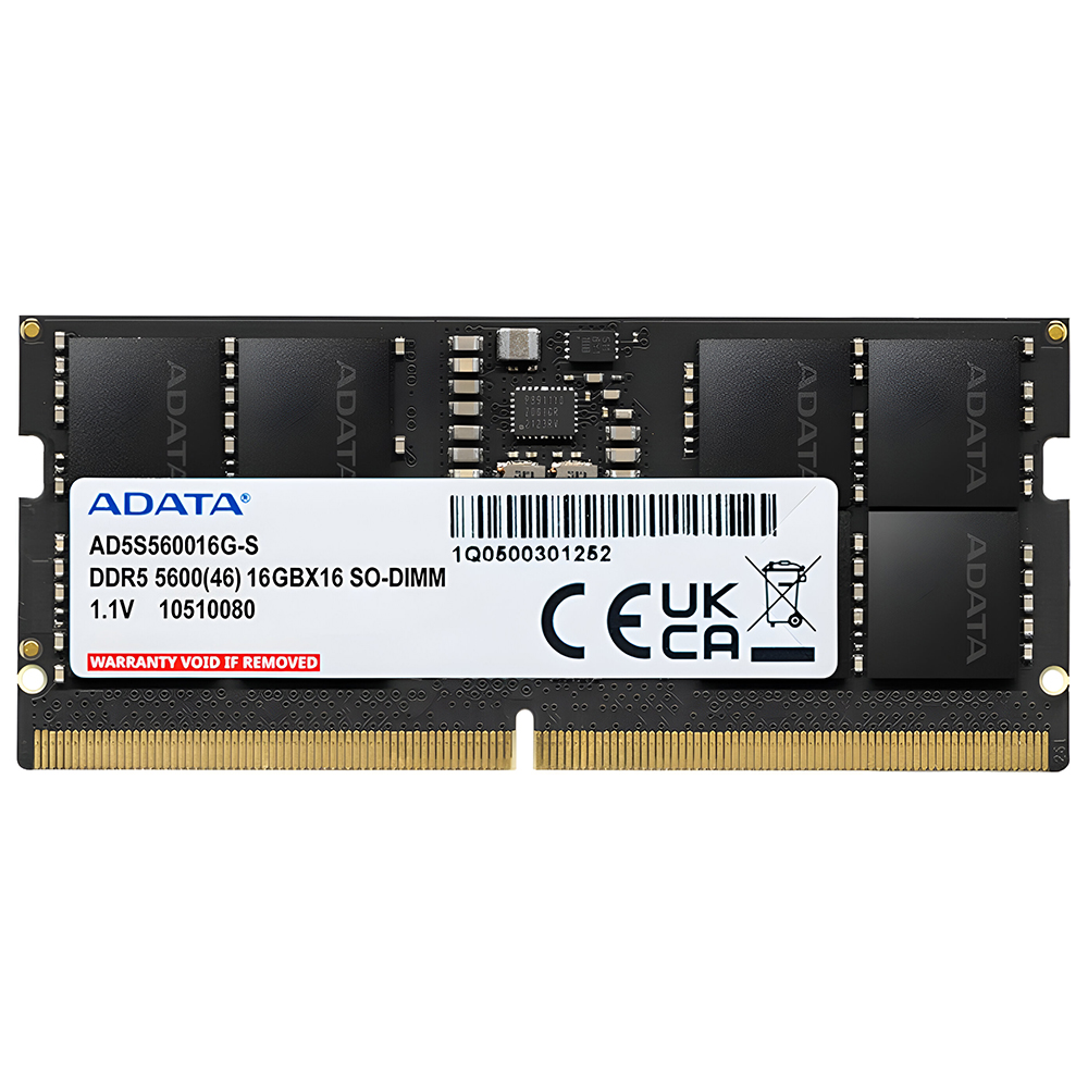 Memória RAM para Notebook ADATA DDR5 16GB 5600MHz - AD5S560016G-S