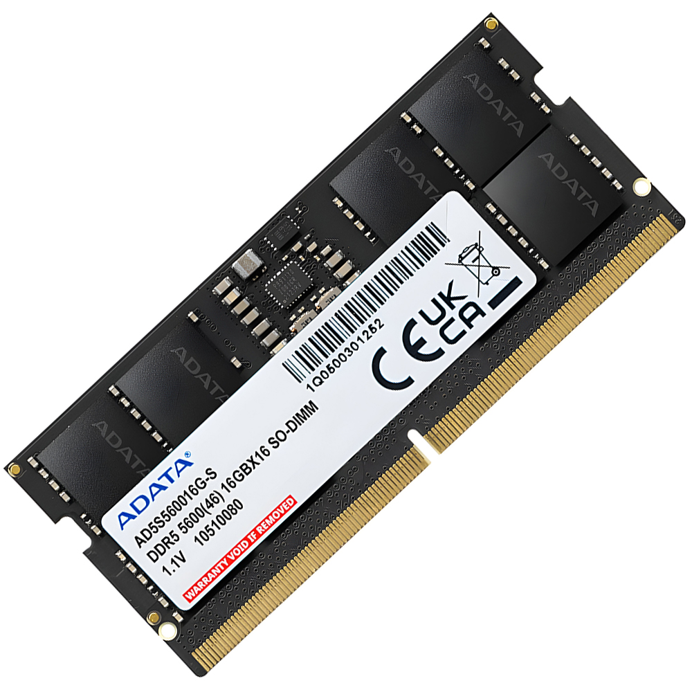 Memória RAM para Notebook ADATA DDR5 16GB 5600MHz - AD5S560016G-S