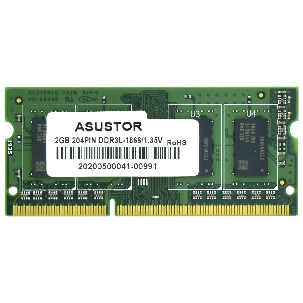 Memória RAM para Notebook Asustor DDR3L 2GB 1866MHz