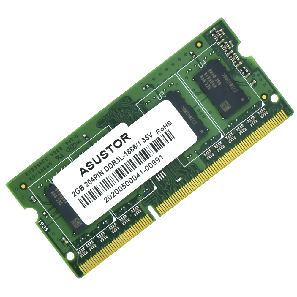 Memória RAM para Notebook Asustor DDR3L 2GB 1866MHz