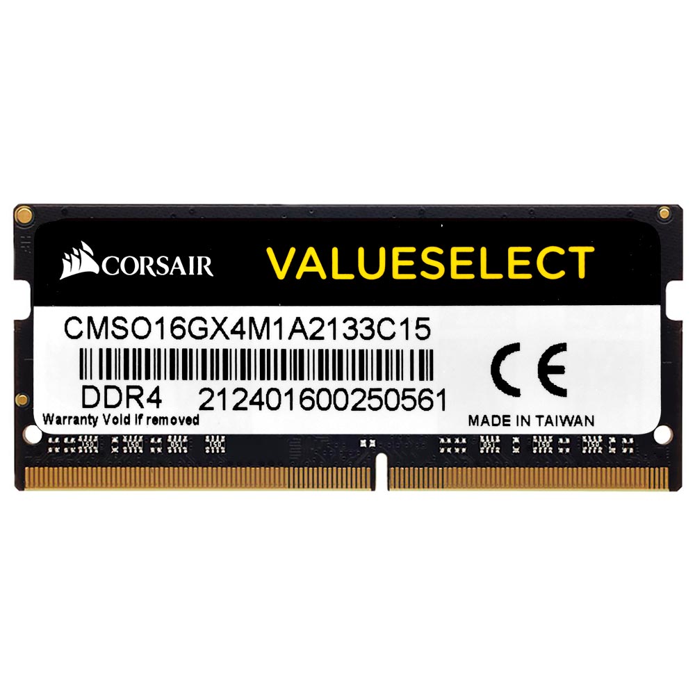 Memoria RAM para Notebook Corsair Value Select DDR4 16GB 2133MHz - CMS016GX4M1A2133C15  