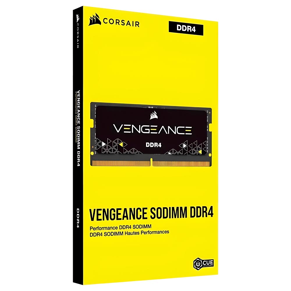 Memória RAM para Notebook Corsair Vengeance DDR4 8GB 2666MHz - CMSX8GX4M1A2666C18