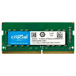 Memória RAM para Notebook Crucial DDR4 8GB 2666MHz - CB8GS2666