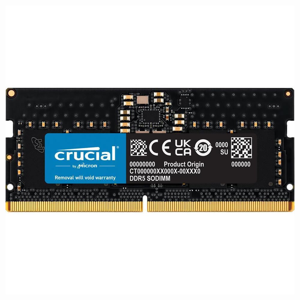 Memória RAM para Notebook Crucial DDR5 8GB 4800MHz - CT8G48C40S5