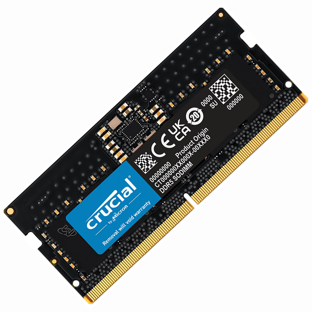 Memória RAM para Notebook Crucial DDR5 8GB 5600MHz - CT8G56C46S5