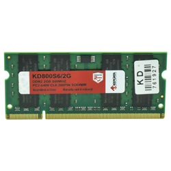 Memória RAM para Notebook Keepdata DDR2 2GB 800MHz - KD800S6/2G