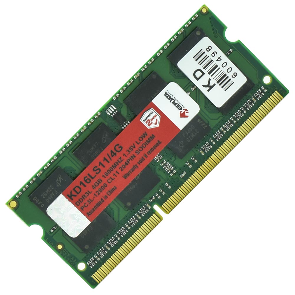 Memória RAM para Notebook Keepdata DDR3L 4GB 1600MHz - KD16LS11/4G
