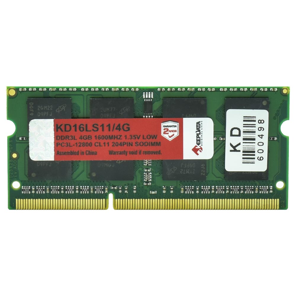 Memoria RAM para Notebook Keepdata DDR3L 4GB 1600MHz - KD16LS11/4G