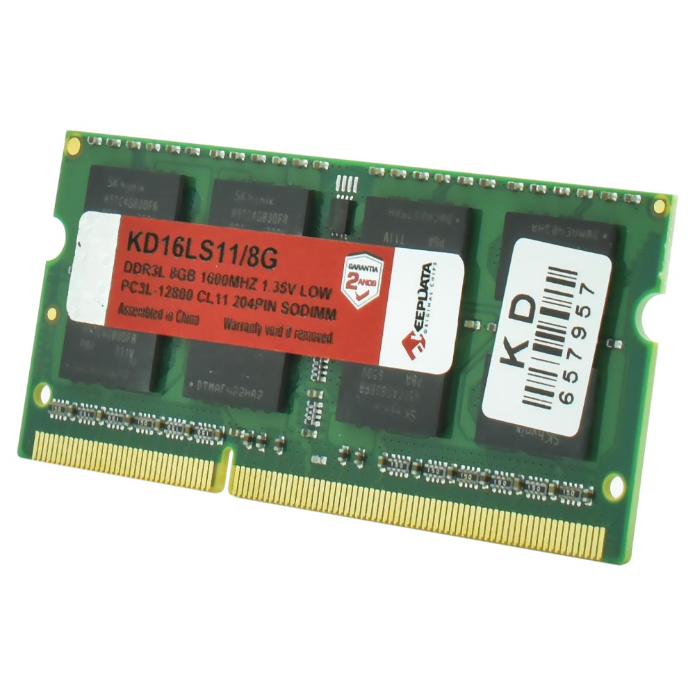 Memória RAM para Notebook Keepdata DDR3L 8GB 1600MHz - KD16LS11/8G