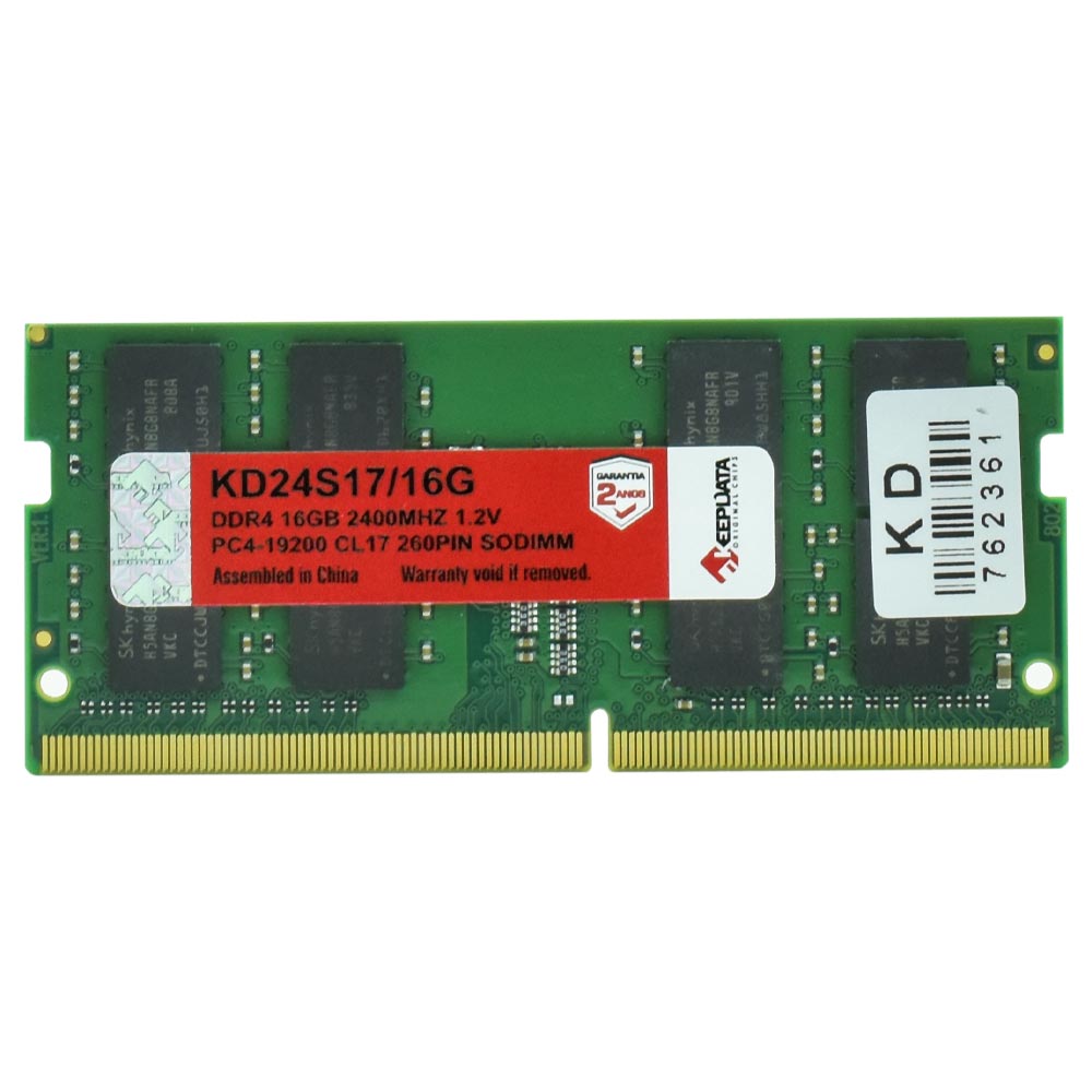 Memoria RAM para Notebook Keepdata DDR4 16GB 2400MHz - KD24S17/16G