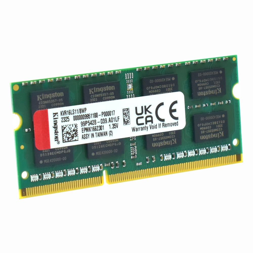 Memória RAM para Notebook Kingston DDR3L 8GB 1600MHz - KVR16LS11/8WP