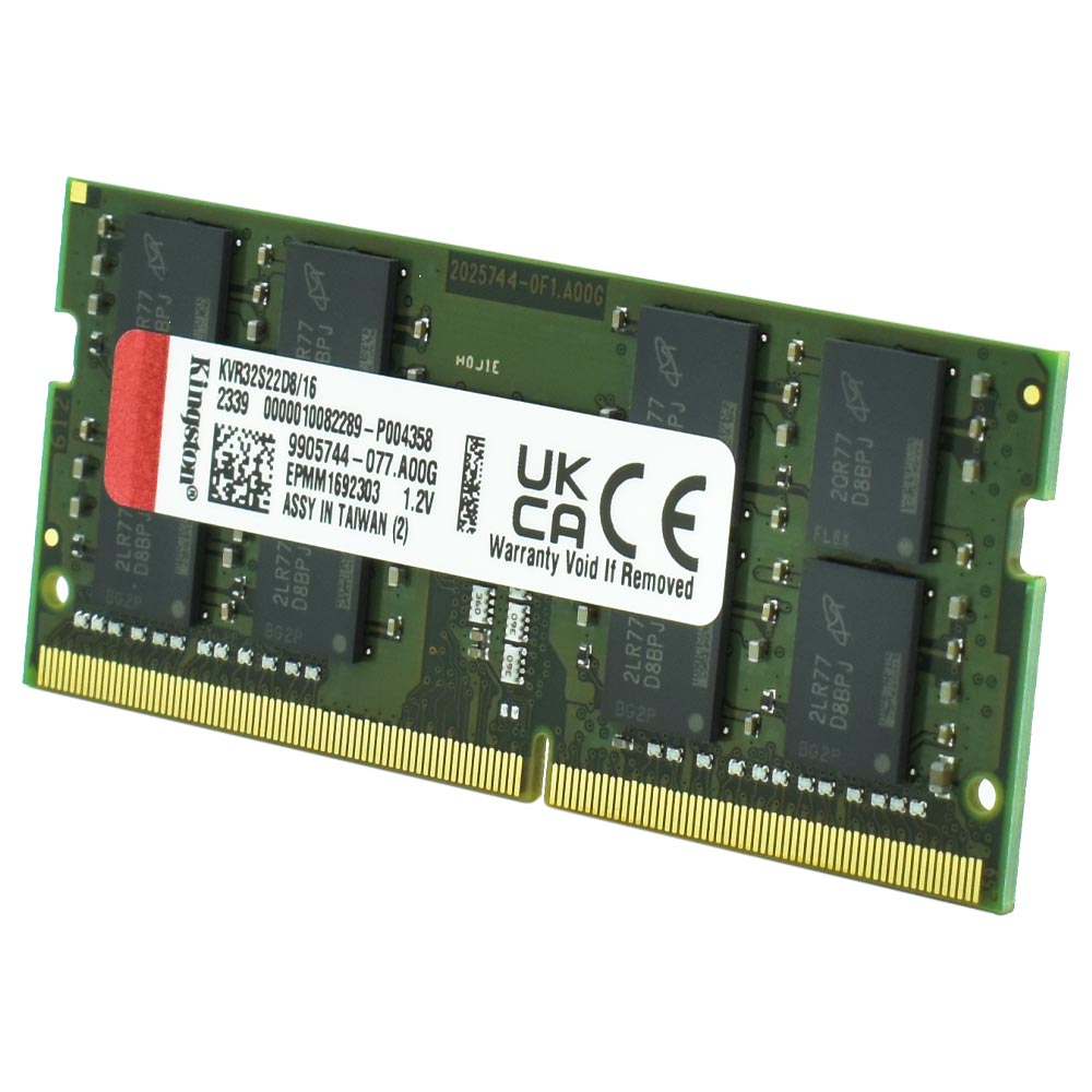 Memória RAM para Notebook Kingston DDR4 16GB 3200MHz - KVR32S22D8/16