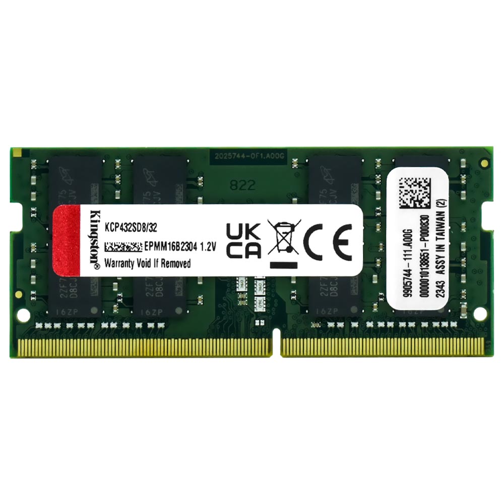 Memoria RAM para Notebook Kingston DDR4 32GB 3200MHz - KCP432SD8/32