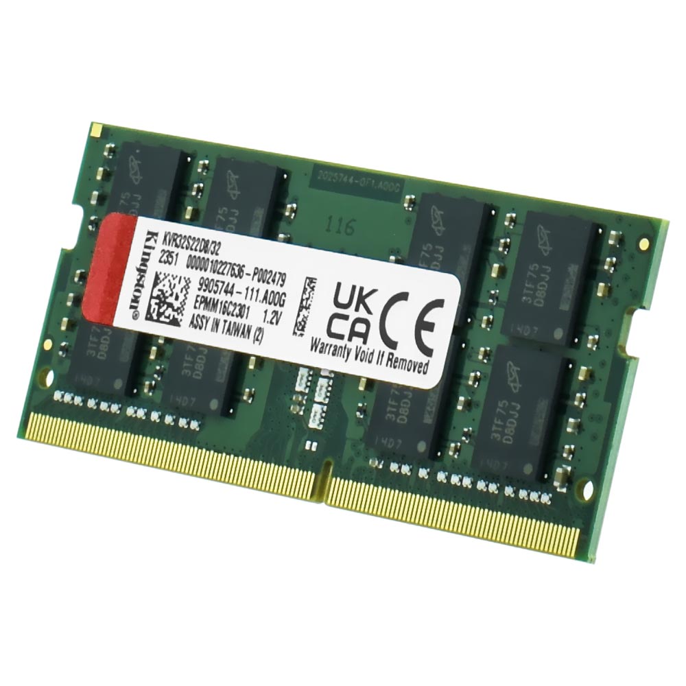 Memória RAM para Notebook Kingston DDR4 32GB 3200MHz - KVR32S22D8/32