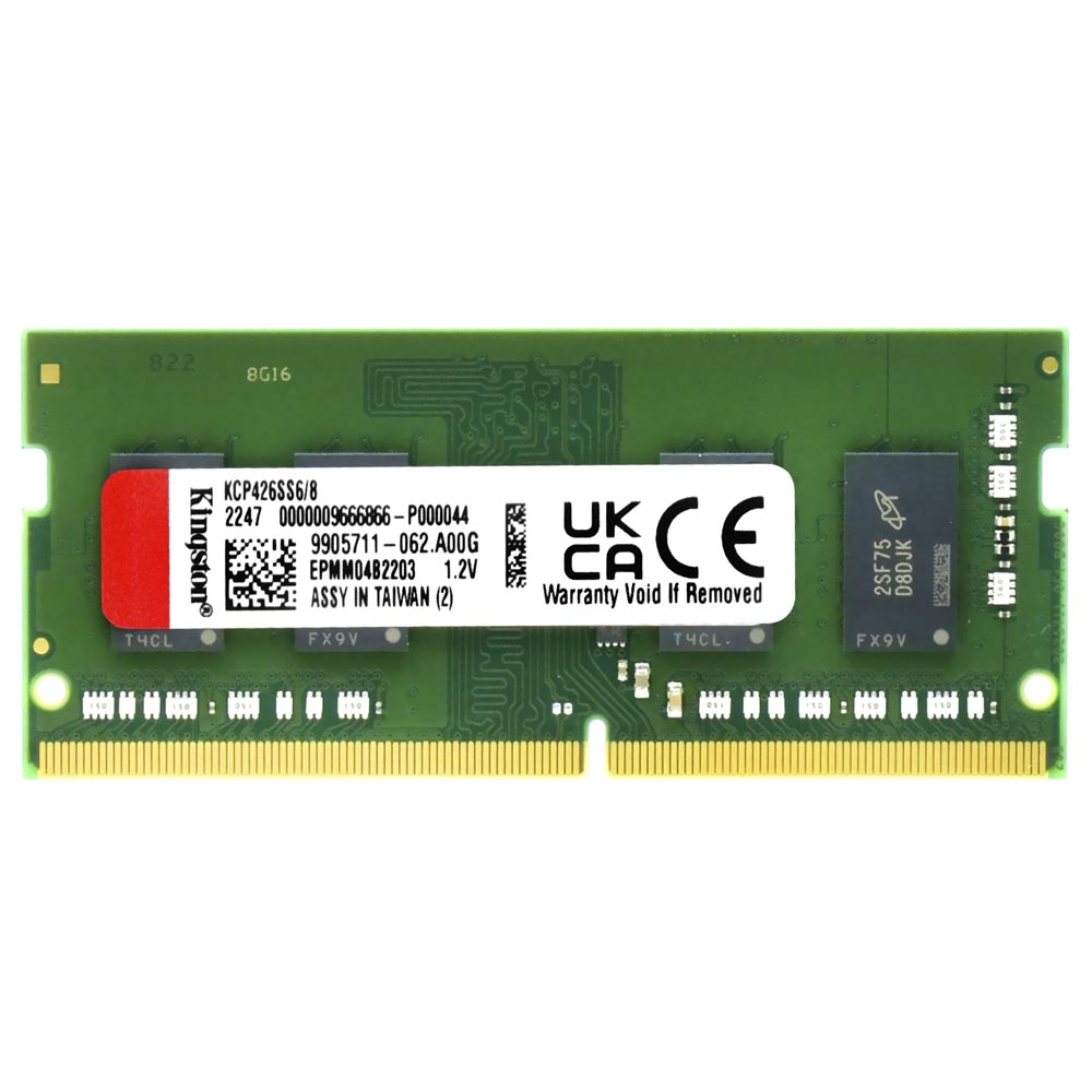 Memoria RAM para Notebook Kingston DDR4 8GB 2666MHz - KCP426SS6/8