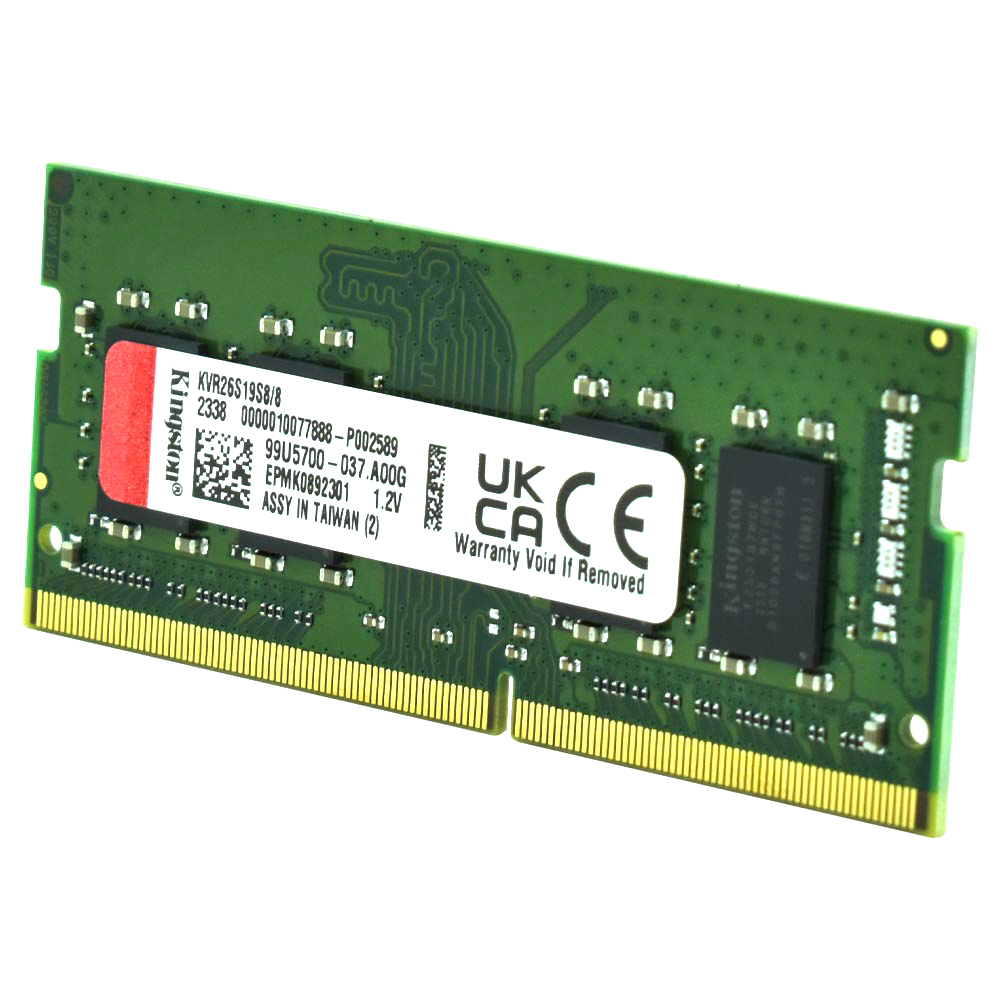 Memória RAM para Notebook Kingston DDR4 8GB 2666MHz - KVR26S19S8/8