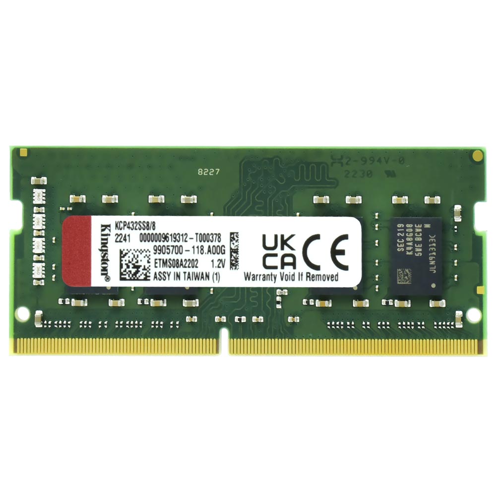 Memoria RAM para Notebook Kingston DDR4 8GB 3200MHz - KCP432SS8/8