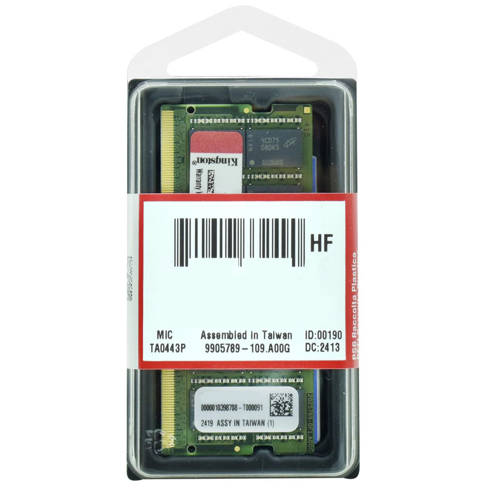 Memória RAM para Notebook Kingston DDR5 16GB 4800MHz - KCP548SS8-16