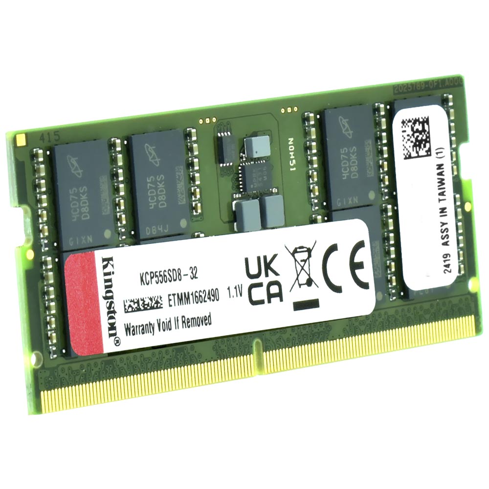 Memória RAM para Notebook Kingston DDR5 32GB 5600MHz - KCP556SD8-32