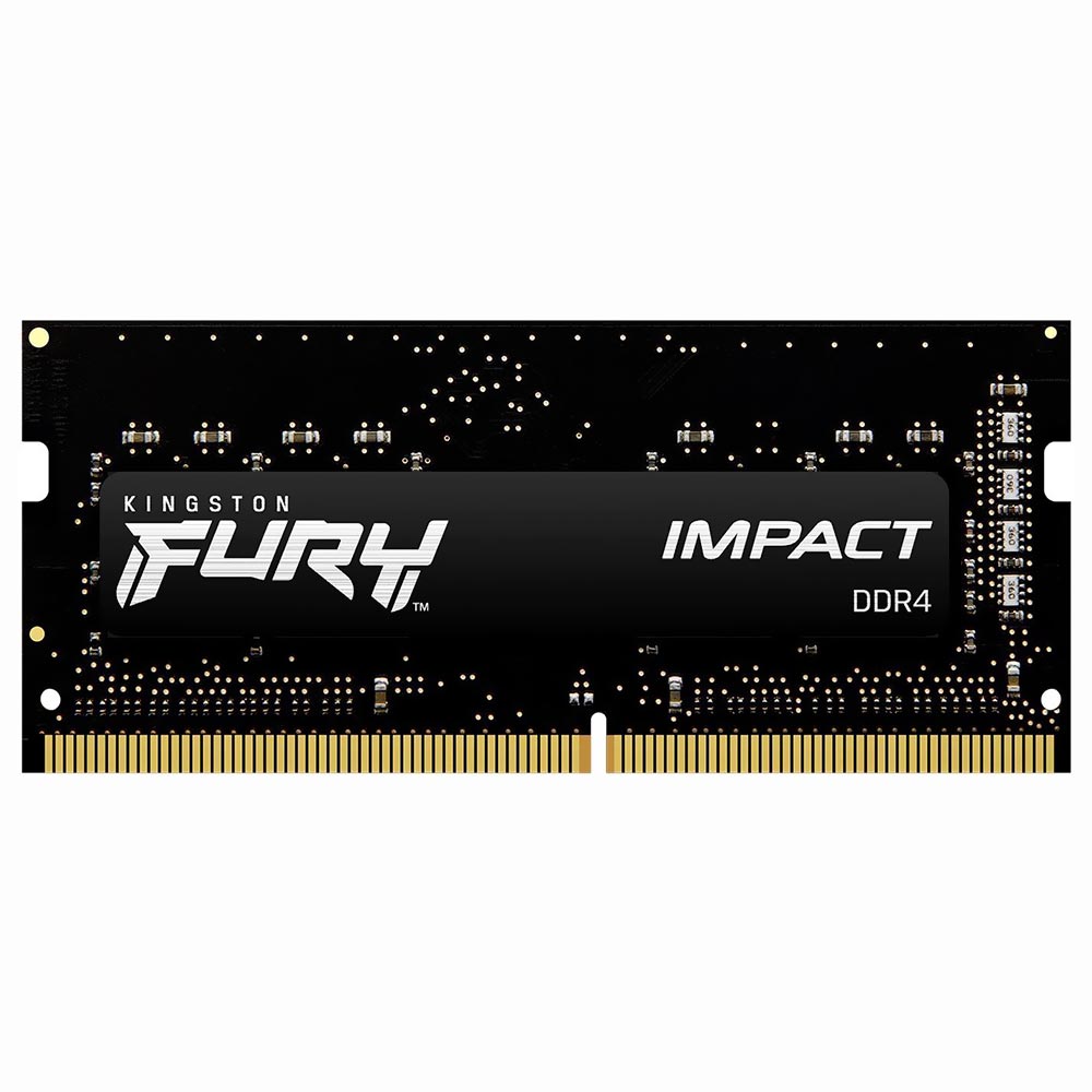 Memoria RAM para Notebook Kingston Fury Impact DDR4 16GB 2666MHz - Preto (KF426S16IB/16)