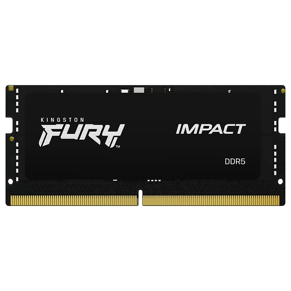 Memória RAM para Notebook Kingston Fury Impact DDR5 16GB 4800MHz - Preto (KF548S38IB-16)