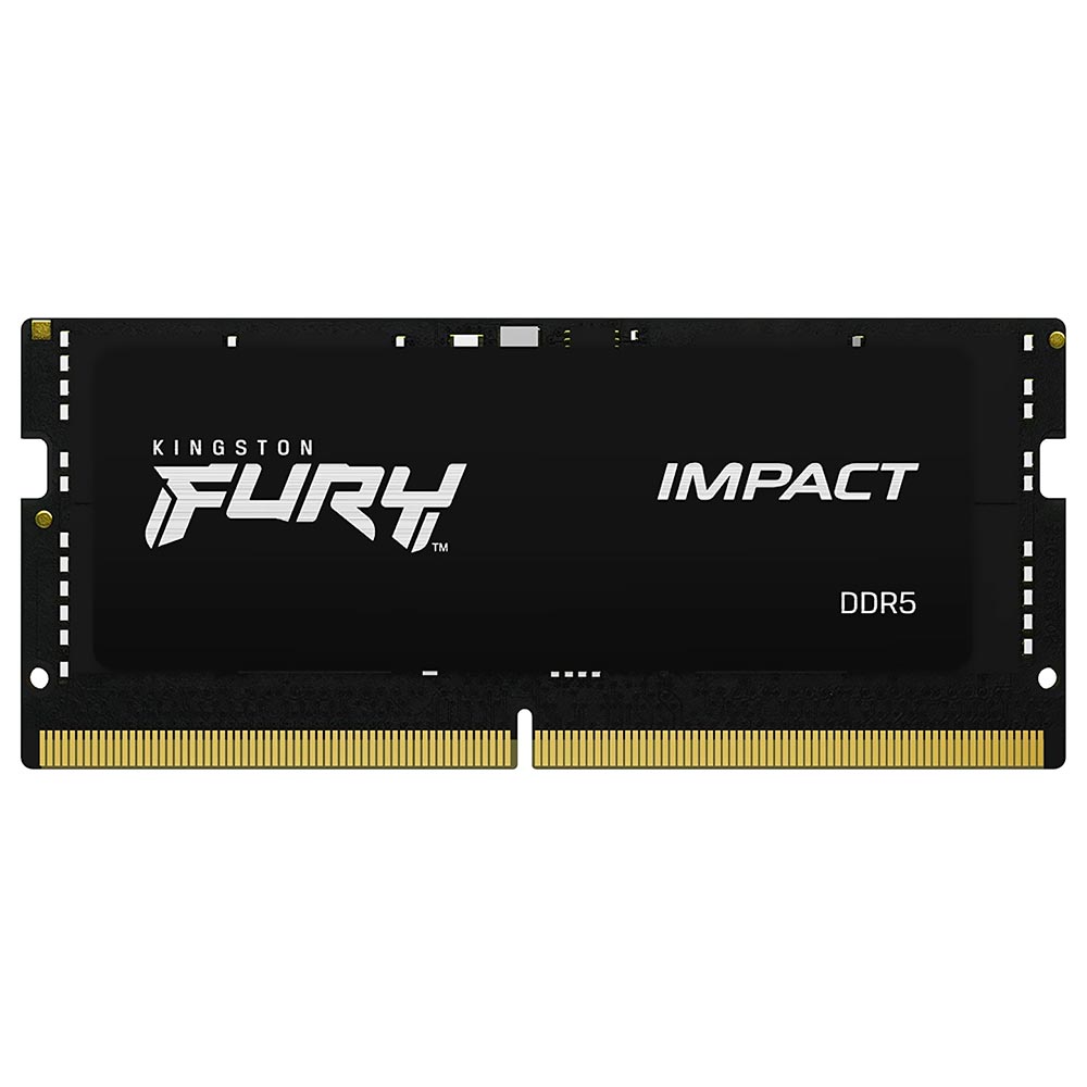 Memoria RAM para Notebook Kingston Fury Impact DDR5 16GB 4800MHz - Preto (KF548S38IB-16)