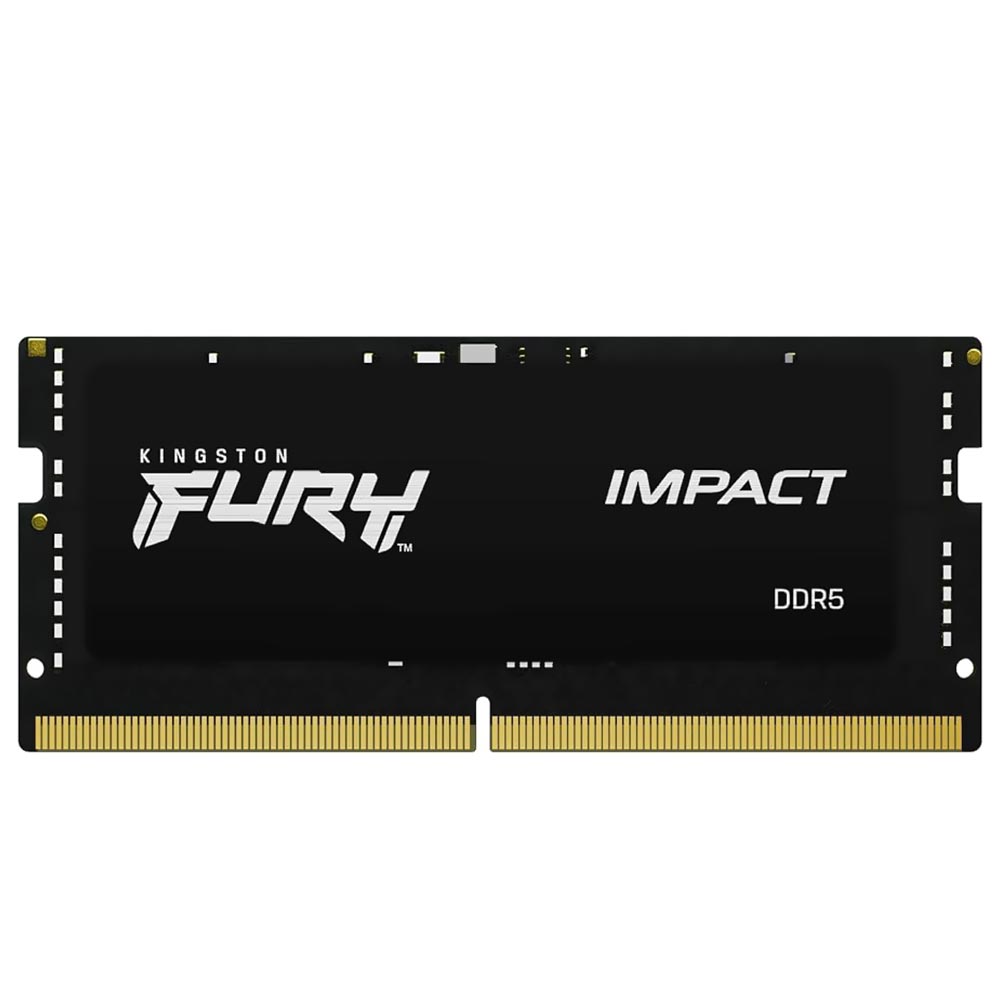 Memória RAM para Notebook Kingston Fury Impact DDR5 16GB 5600MHz - Preto (KF556S40IB-16) (OEM)