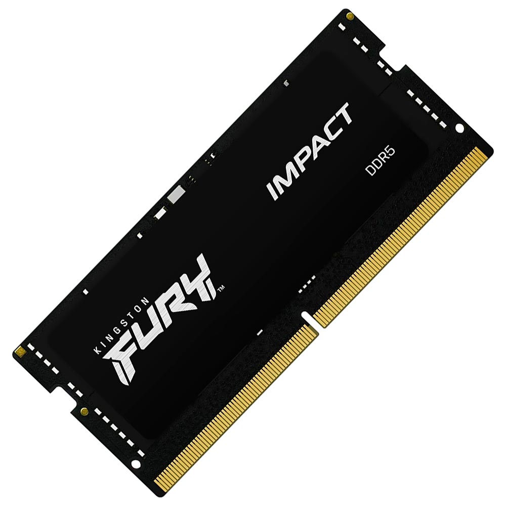 Memória RAM para Notebook Kingston Fury Impact DDR5 32GB 4800MHz - KF548S38IB-32