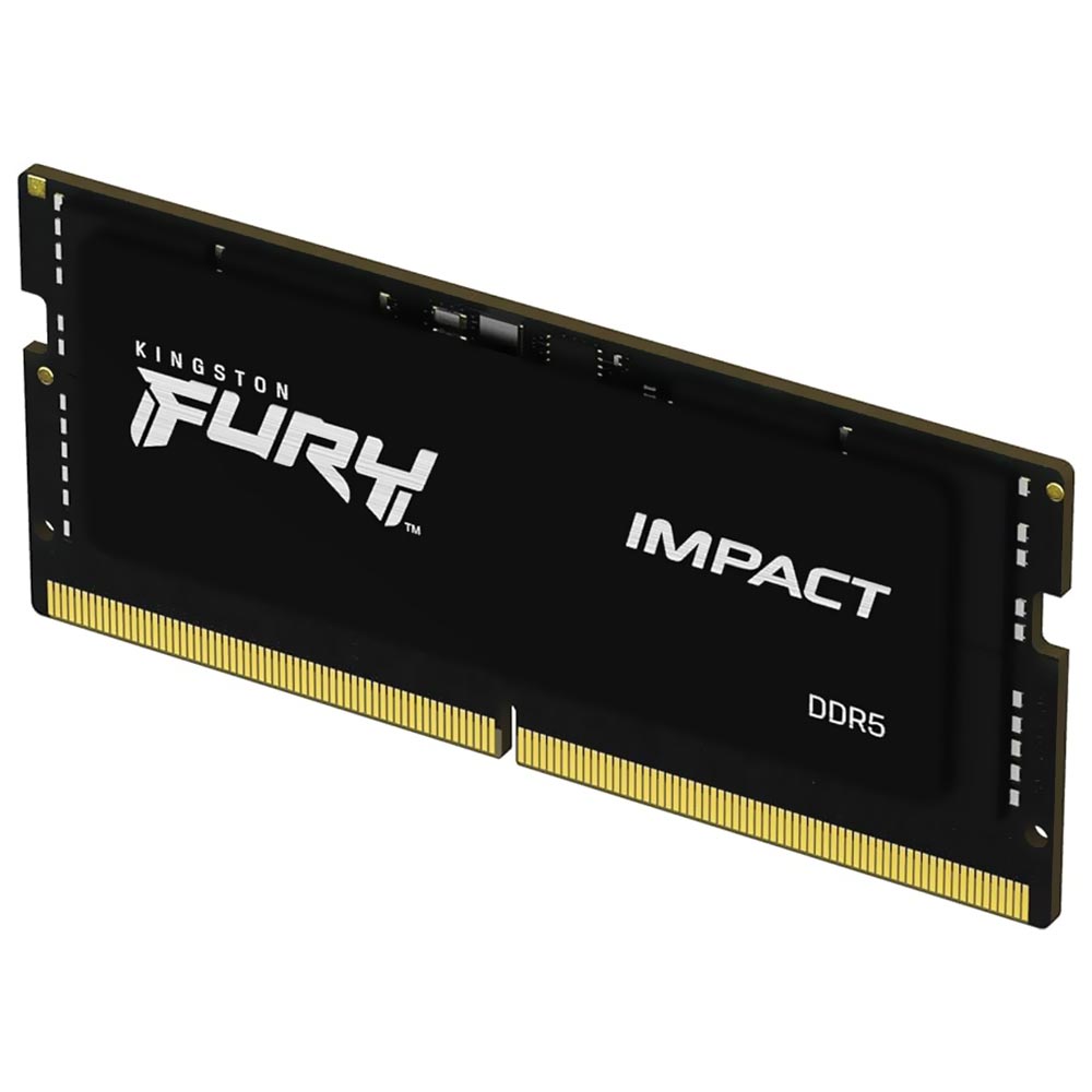 Memória RAM para Notebook Kingston Fury Impact DDR5 32GB 5600MHz - Preto (KF556S40IB-32) (OEM)