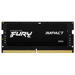 Memória RAM para Notebook Kingston Fury Impact DDR5 8GB 4800MHz - Preto (KF548S38IB/8)